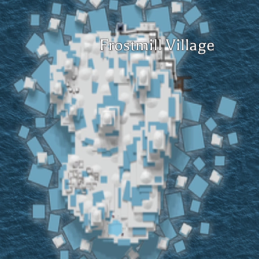 Frostmill Island treasure map